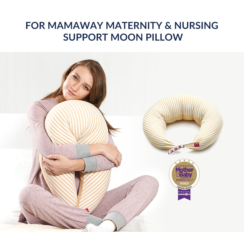 Pillow Case for Hypoallergenic Maternity Support Pillow Bantal Bulan Menyusu Breastfeeding
