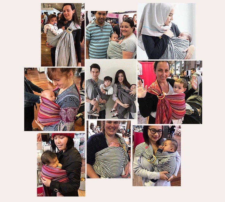 Mamaway Little Sailors ​Baby Ring Sling