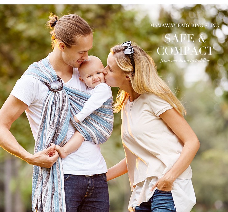 Mamaway Little Sailors ​Baby Ring Sling
