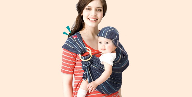 Mamaway Little Sailors ​Baby Ring Sling