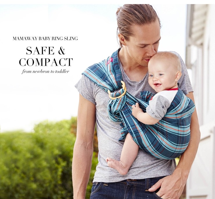 Mamaway Little Sailors ​Baby Ring Sling