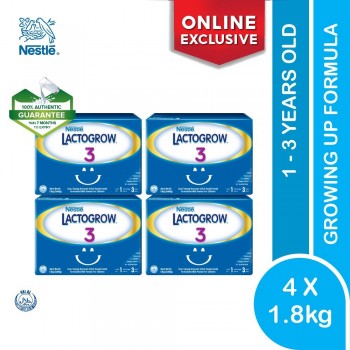 LACTOGROW 3 (4X1.8KG) Ecomm Packs