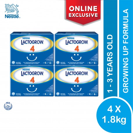 LACTOGROW 4 (4X1.8KG) Ecomm Packs